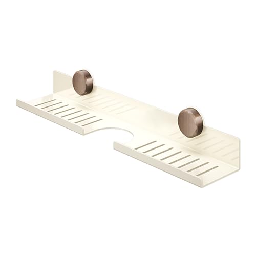 SVCEQZE Über Dem Wasserhahn,Badezimmer e Wandmontiert | Klebeorganizer Stahl Platzsparend Parfumdisplay Toilette Küche von SVCEQZE