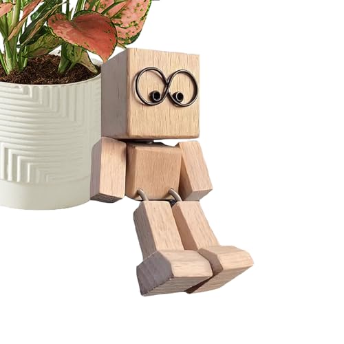 SVCEQZE Wackelnde Holzfigur, 8x4cm Wackelnder Holzmann, Schüttelnde Holzmann Figur, Auto Deko Schreibtisch, Schreibtisch Skulptur Deko Auto-Accessoires Für Wohnzimmer Schlafzimmer SVCEQZE Wackelnde Holzfigur, 8x4cm Wackelnder Holzmann, Schüttelnde Holzmann Figur, Auto Deko Schreibtisch, Schreibtisch Skulptur Deko Auto-Accessoires Für Wohnzimmer Schlafzimmer von SVCEQZE