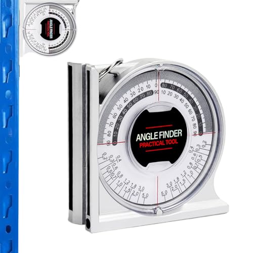 SVCEQZE Winkelmesswerkzeug - Magnetischer Winkelmesser Mit - Neigungsmesser Wasserwaage Für Bauwesen Heimwerken Zimmerei Präzisionsarbeiten von SVCEQZE