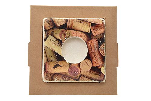 SVE Tealight, Marmor, Corks, 10 x 10 x 2.4 cm von SVE