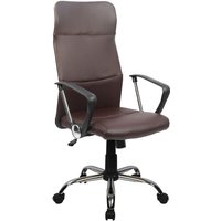 Aiko Bürostuhl Schreibtischstuhl Arbeitsstuhl mit Rollen Braun - Svita von SVITA