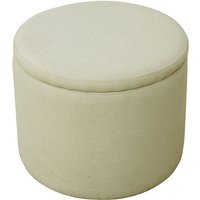 Svita - amber Aufbewahrungsbox mit Deckel Hocker mit Stauraum Sitzhocker Beige von SVITA