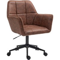 Greg Schreibtischstuhl höhenverstellbar Bürostuhl Kunstleder Braun - Svita Greg Schreibtischstuhl höhenverstellbar Bürostuhl Kunstleder Braun - Svita von SVITA
