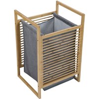 Ilma Wäschekorb Wäschetruhe Wäschebehälter Schmutzwäsche Bambus Svita von SVITA