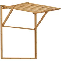 Lokka Handtuchhalter Wäscheständer Wandmontage klappbar faltbar Bambus - Svita von SVITA