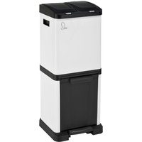 Mülleimer 2x8L + 16L Abfalleimer Mülltrennung Müllsammler Weiß - Svita Mülleimer 2x8L + 16L Abfalleimer Mülltrennung Müllsammler Weiß - Svita von SVITA