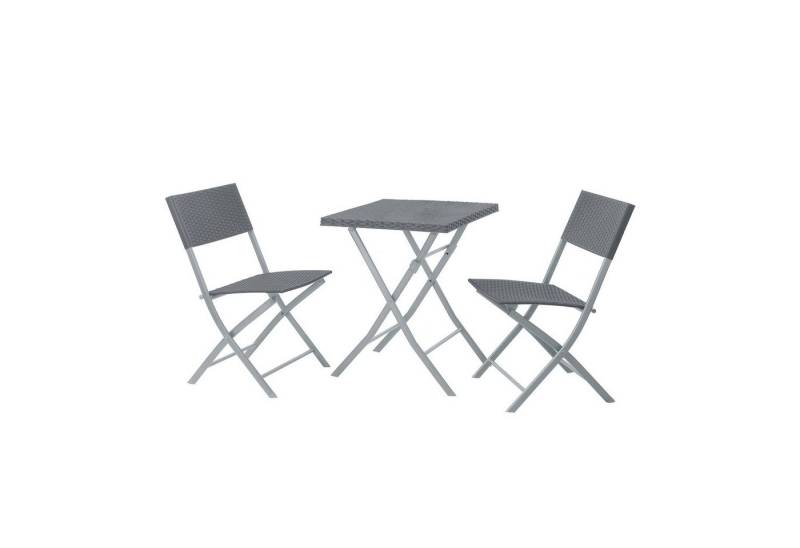SVITA Balkonset Bistro-Set LIMA, (Set, 3-tlg., 2 Stühle und 1 Tisch), elegantes Design von SVITA