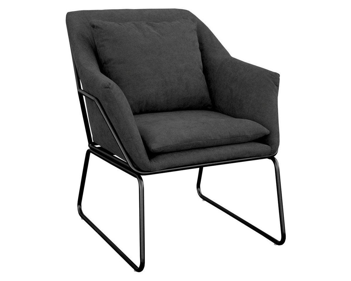 SVITA Cocktailsessel JOSIE (1-St., Loungesessel), inkl. Sitz- und Rückenkissen,Kissen mit Reißverschluss,gepolstert von SVITA