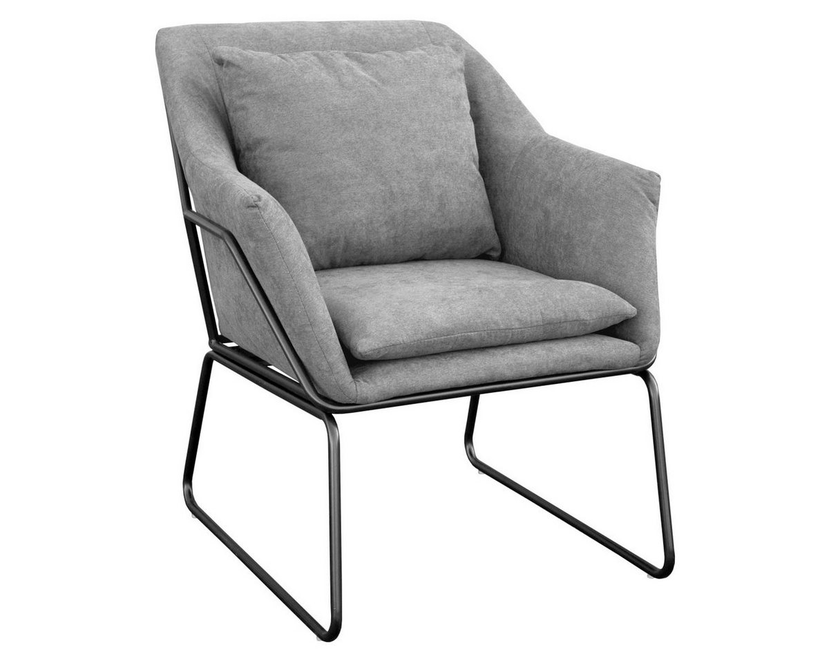 SVITA Cocktailsessel JOSIE (1-St., Loungesessel), inkl. Sitz- und Rückenkissen,Kissen mit Reißverschluss,gepolstert von SVITA