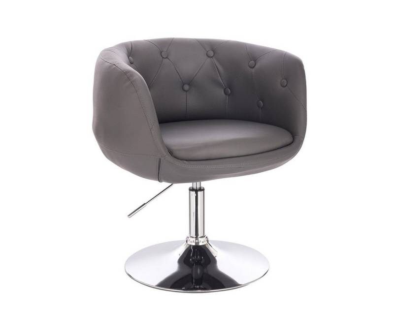 SVITA Cocktailsessel PANAMA (1-St., Drehsessel), 360° drehbar, verchromtes Gestell, bequem gepolstert, höhenverstellbar von SVITA