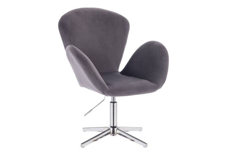 SVITA Drehsessel BROOX (1-St., Lounge- und Cocktailsessel), gepolstert,höhenverstellbar,360° drehbar,Samtbezug von SVITA