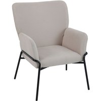 SVITA FREIA Loungesessel modern mit Armlehne Cocktailsessel Polsterstuhl Beige SVITA FREIA Loungesessel modern mit Armlehne Cocktailsessel Polsterstuhl Beige von SVITA