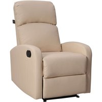 Svita - lex Relaxsessel Fernsehsessel Beinablage Liegefunktion Ruhesessel Stuhl Kunstleder Beige von SVITA