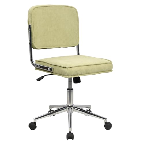 SVITA LIV Bürostuhl Schreibtischstuhl Drehstuhl Schminktischstuhl höhenverstellbar mit Rollen Wippmechanismus Vintage-Design Grün von SVITA