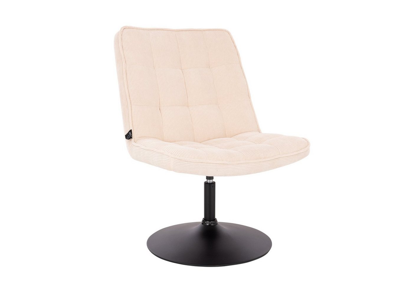 SVITA Loungesessel HENRY, Cord Design, 360° drehbar, Bequem, Belastbar, Stabiler Stand von SVITA