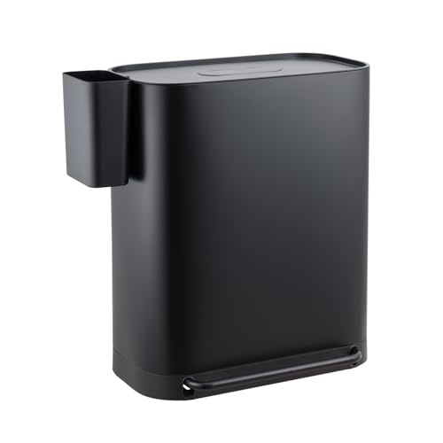 SVITA MLT2X30 Mülleimer 2 x 30 Liter Treteimer Abfalleimer 60 Liter mit 2 Fächern mit zusatz Fach freistehend mit Deckel inkl. Inneneimer für Küche in Schwarz SVITA MLT2X30 Mülleimer 2 x 30 Liter Treteimer Abfalleimer 60 Liter mit 2 Fächern mit zusatz Fach freistehend mit Deckel inkl. Inneneimer für Küche in Schwarz von SVITA