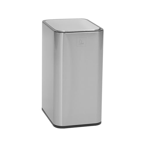 SVITA SE13L Sensormülleimer Abfalleimer Kücheneimer Automatik Mülleimer rechteckig mit Bewegungssensor Edelstahl 13l freistehend automatisch Silber SVITA SE13L Sensormülleimer Abfalleimer Kücheneimer Automatik Mülleimer rechteckig mit Bewegungssensor Edelstahl 13l freistehend automatisch Silber von SVITA