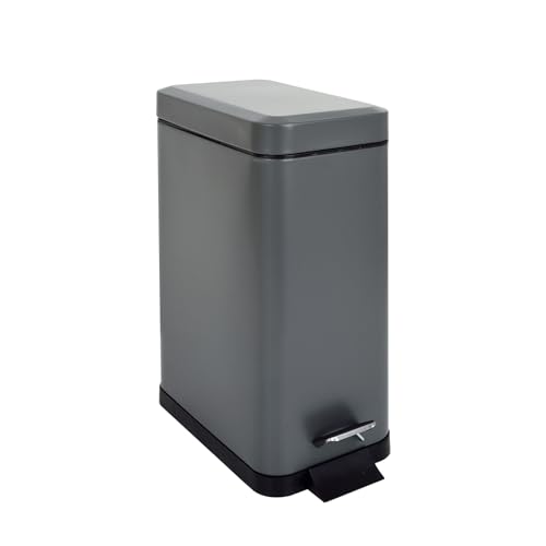 SVITA STM10 Mülleimer Treteimer Tretmülleimer Abfalleimer 10l inkl. Inneneimer Softclose-Deckel Fußpedal freistehend rechteckig Grau SVITA STM10 Mülleimer Treteimer Tretmülleimer Abfalleimer 10l inkl. Inneneimer Softclose-Deckel Fußpedal freistehend rechteckig Grau von SVITA
