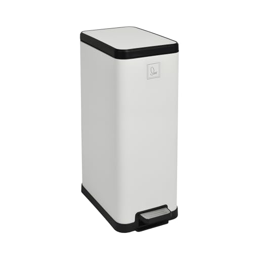 SVITA STM18 Mülleimer Treteimer Tretmülleimer Abfalleimer 18l inkl. Inneneimer Softclose-Deckel Fußpedal freistehend rechteckig Weiß SVITA STM18 Mülleimer Treteimer Tretmülleimer Abfalleimer 18l inkl. Inneneimer Softclose-Deckel Fußpedal freistehend rechteckig Weiß von SVITA