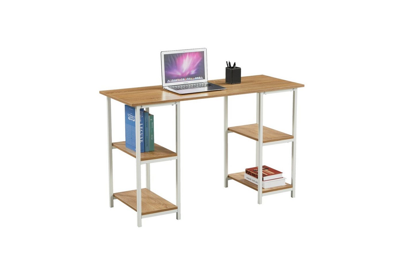 SVITA Schreibtisch STUDIO (1-St., 1 Tisch), Schreibtisch, Schreibtisch mit Fächer, Ablage, Skandinavisch von SVITA