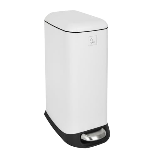 SVITA TS20 Mülleimer Treteimer Abfalleimer 20l inkl. Inneneimer Kunststoff Pedal Softclose-Deckel rechteckig Küchen-Hilfe Weiß SVITA TS20 Mülleimer Treteimer Abfalleimer 20l inkl. Inneneimer Kunststoff Pedal Softclose-Deckel rechteckig Küchen-Hilfe Weiß von SVITA