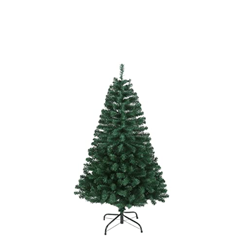 SVITA Weihnachtsbaum künstlich mit 460 Zweig-Spitzen inkl. Metall Ständer Tannenbaum Kunstbaum (Luvi-Nadeln | 150cm) von SVITA