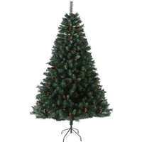 SVITA künstlicher Weihnachtsbaum Deko Tannenbaum Kunstbaum Christmas PVC 210 cm von SVITA