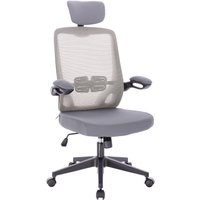 Sam Bürostuhl Schreibtischstuhl ergonomisch verstellbar Rollen Grau - Svita von SVITA