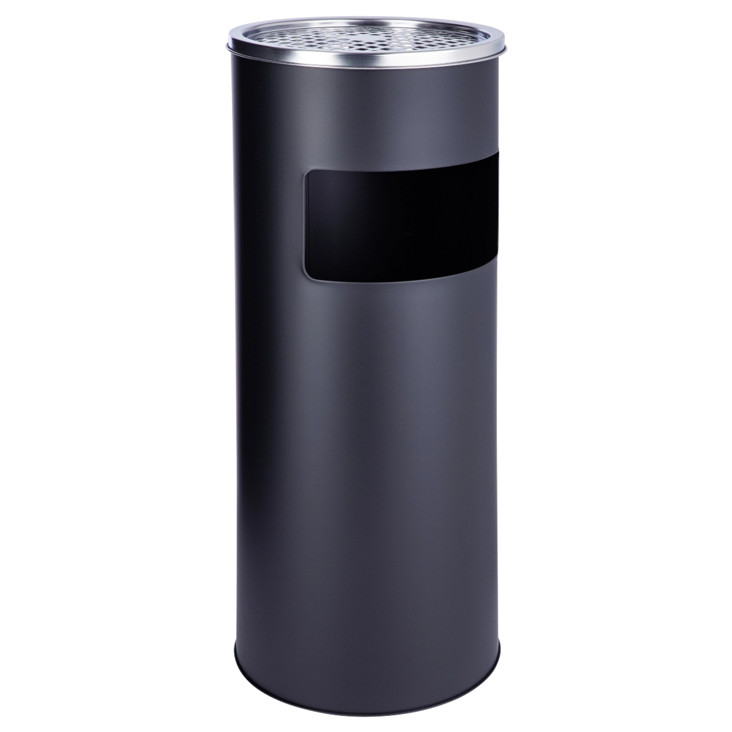 Svita 30L Standaschenbecher Eimer Aschenbecher Mülleimer Ascher 60x25cm Schwarz von SVITA