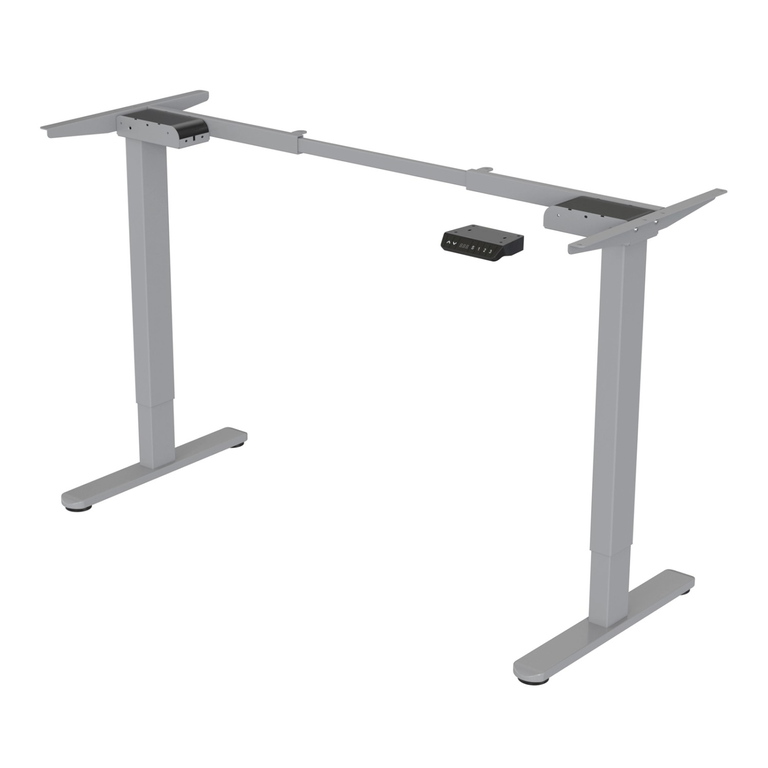 Svita Dobon Schreibtisch-Gestell Elektrisch Für Tischplatte Höhenverstellbare Tischbeine Memory-Funktion Doppel-Motor Metall Grau Svita Dobon Schreibtisch-Gestell Elektrisch Für Tischplatte Höhenverstellbare Tischbeine Memory-Funktion Doppel-Motor Metall Grau von SVITA