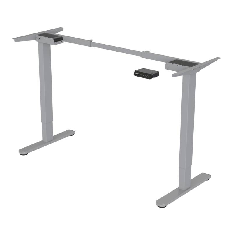 Svita Dobon Schreibtisch-Gestell Elektrisch Für Tischplatte Höhenverstellbare Tischbeine Memory-Funktion Doppel-Motor Metall Grau Svita Dobon Schreibtisch-Gestell Elektrisch Für Tischplatte Höhenverstellbare Tischbeine Memory-Funktion Doppel-Motor Metall Grau von SVITA
