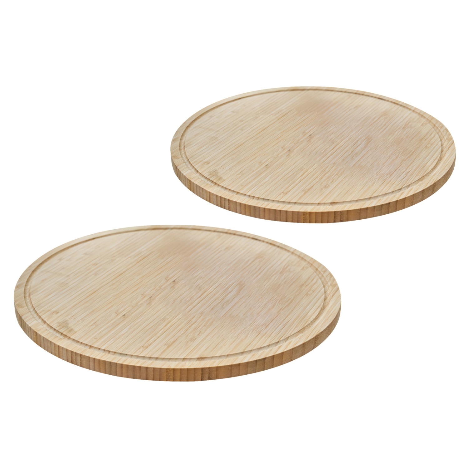 Svita Luigi 2er Bambustablett Schneidebrett Küchenbrett Servierplatte Saftrille Svita Luigi 2er Bambustablett Schneidebrett Küchenbrett Servierplatte Saftrille von SVITA