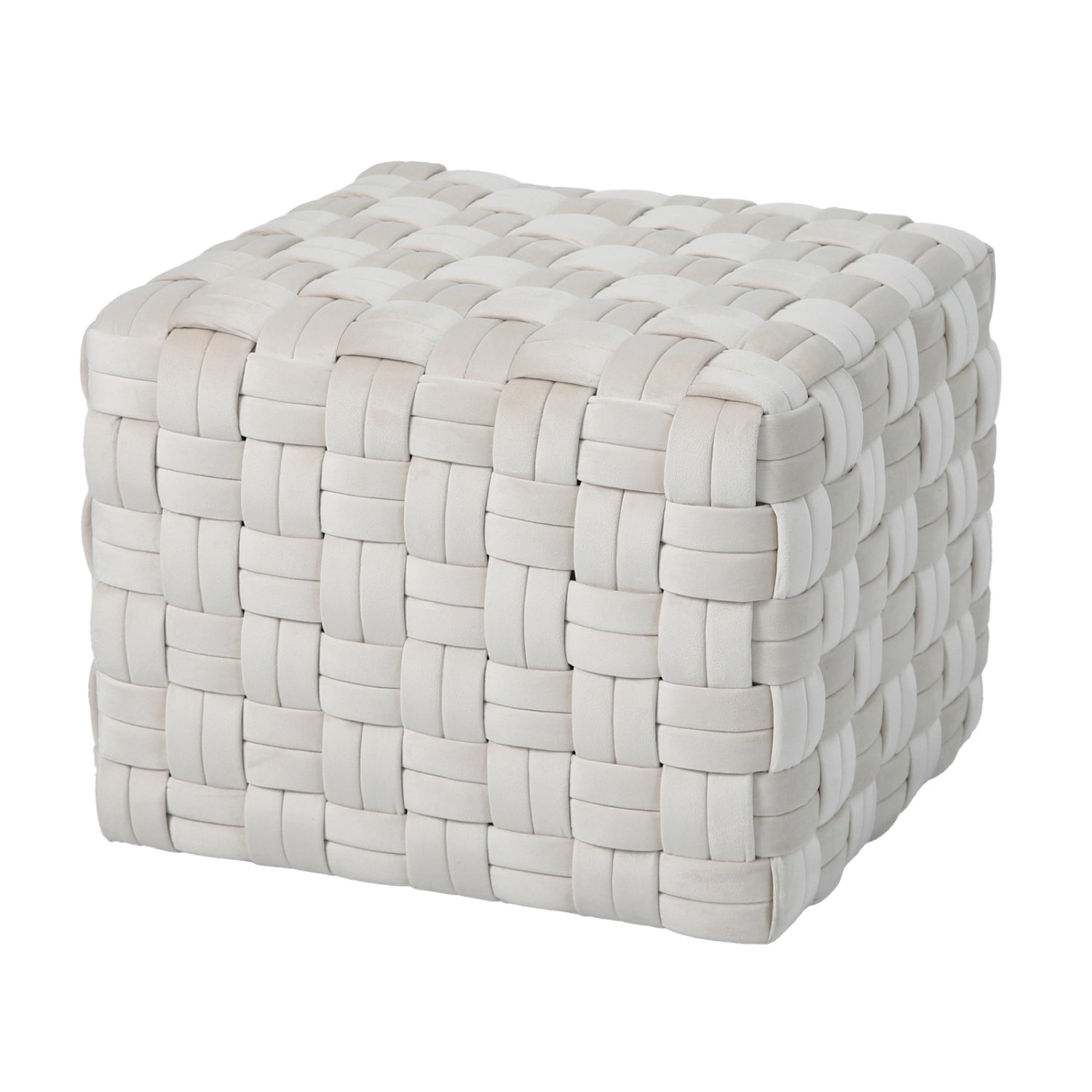 Svita Poppy Hocker Sitzpouf Geflochten Sitzhocker Fußhocker Für Sessel Samt Beige Svita Poppy Hocker Sitzpouf Geflochten Sitzhocker Fußhocker Für Sessel Samt Beige von SVITA