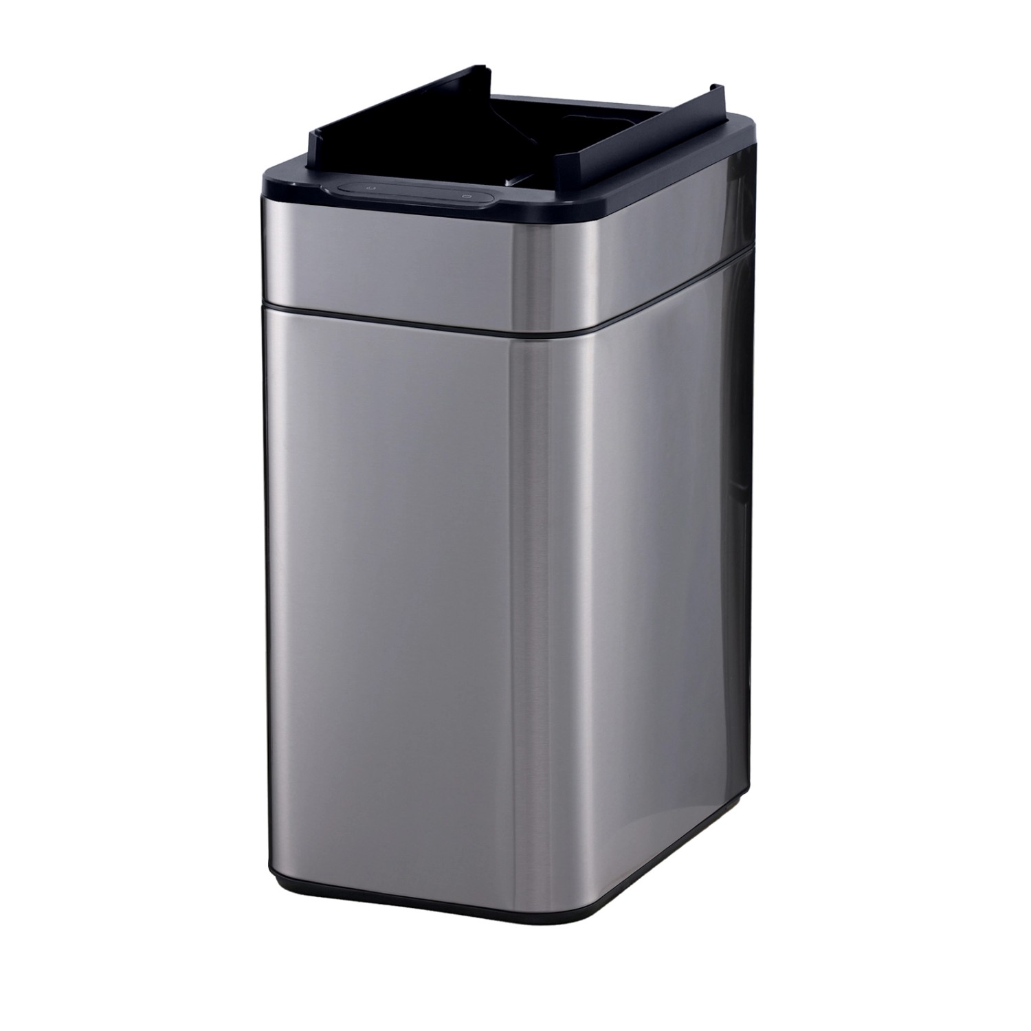 Svita SE50L Mülleimer Mit Sensor Butterfly Deckel Sensormülleimer Edelstahl Silber von SVITA