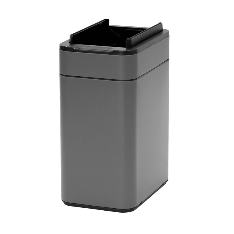 Svita SE50L Mülleimer Mit Sensor Butterfly Deckel Sensormülleimer Pulverbeschichteter Stahl Grau Svita SE50L Mülleimer Mit Sensor Butterfly Deckel Sensormülleimer Pulverbeschichteter Stahl Grau von SVITA