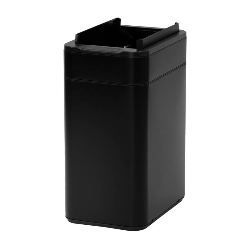 Svita SE50L Mülleimer Mit Sensor Butterfly Deckel Sensormülleimer Pulverbeschichteter Stahl Schwarz Svita SE50L Mülleimer Mit Sensor Butterfly Deckel Sensormülleimer Pulverbeschichteter Stahl Schwarz von SVITA