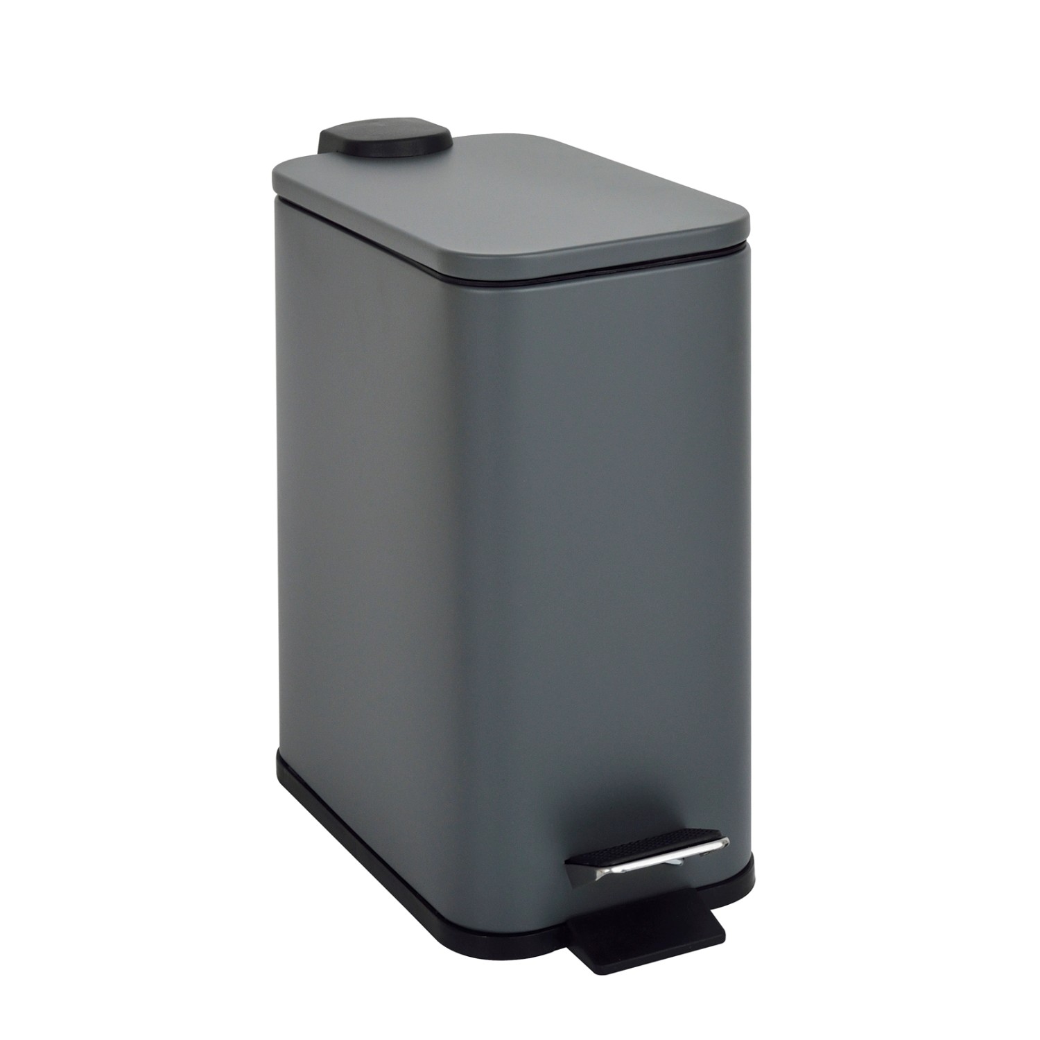 Svita ST5 Mülleimer Treteimer 5l Mit Inneneimer Softclose Rechteckig Grau Svita ST5 Mülleimer Treteimer 5l Mit Inneneimer Softclose Rechteckig Grau von SVITA