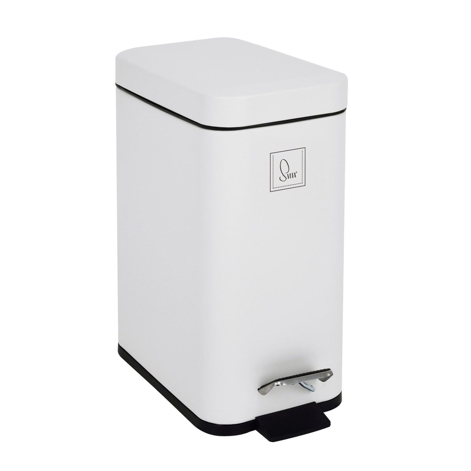 Svita STM5 Mülleimer Treteimer 5L Inklusive Inneneimer Softclose-Deckel Weiß Svita STM5 Mülleimer Treteimer 5L Inklusive Inneneimer Softclose-Deckel Weiß von SVITA