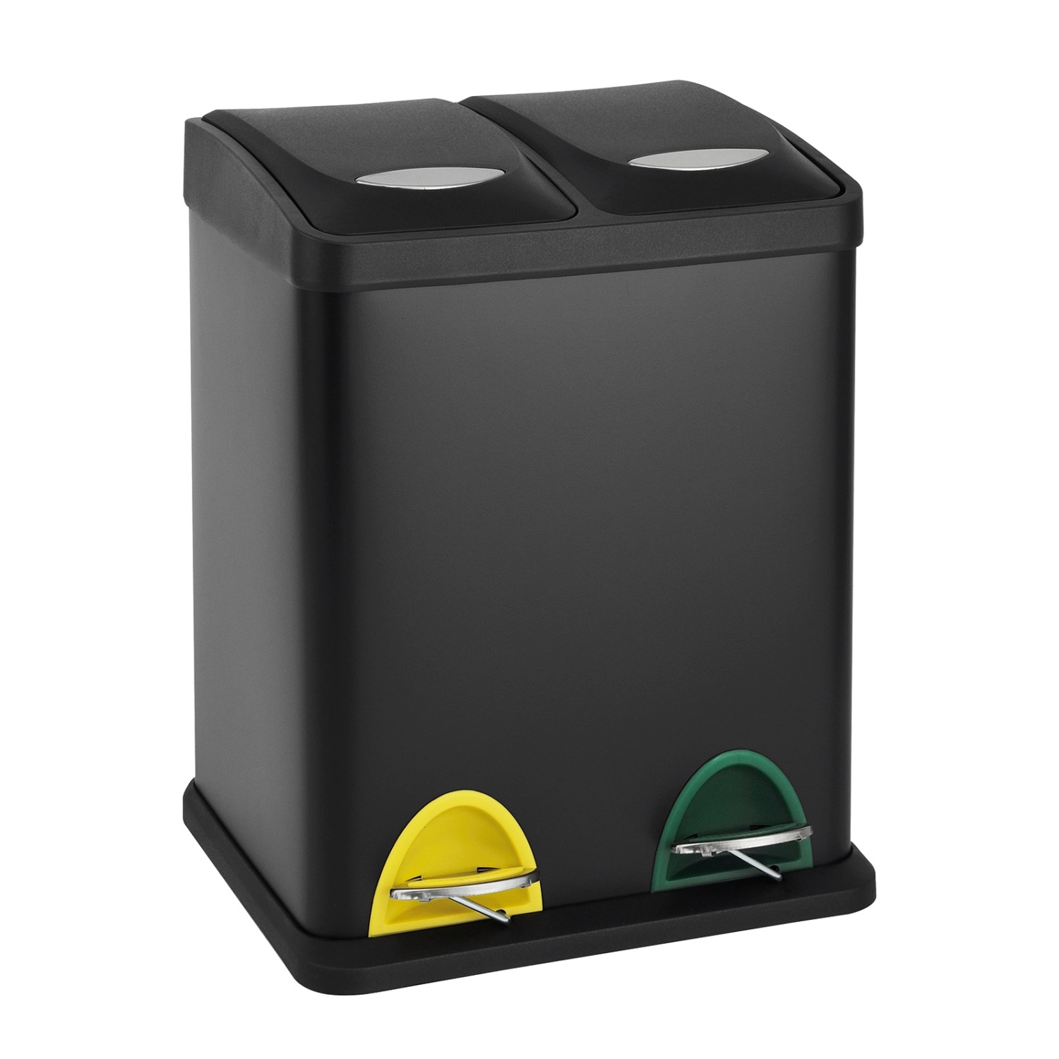 Svita TC2X8 Mülleimer 16 Liter 2x8L Doppelt Kücheneimer Treteimer Schwarz Svita TC2X8 Mülleimer 16 Liter 2x8L Doppelt Kücheneimer Treteimer Schwarz von SVITA