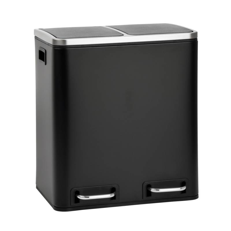 Svita TM2X15 Mülleimer 30 Mülltrennsystem Abfalleimer Mit Fächern Schwarz Svita TM2X15 Mülleimer 30 Mülltrennsystem Abfalleimer Mit Fächern Schwarz von SVITA