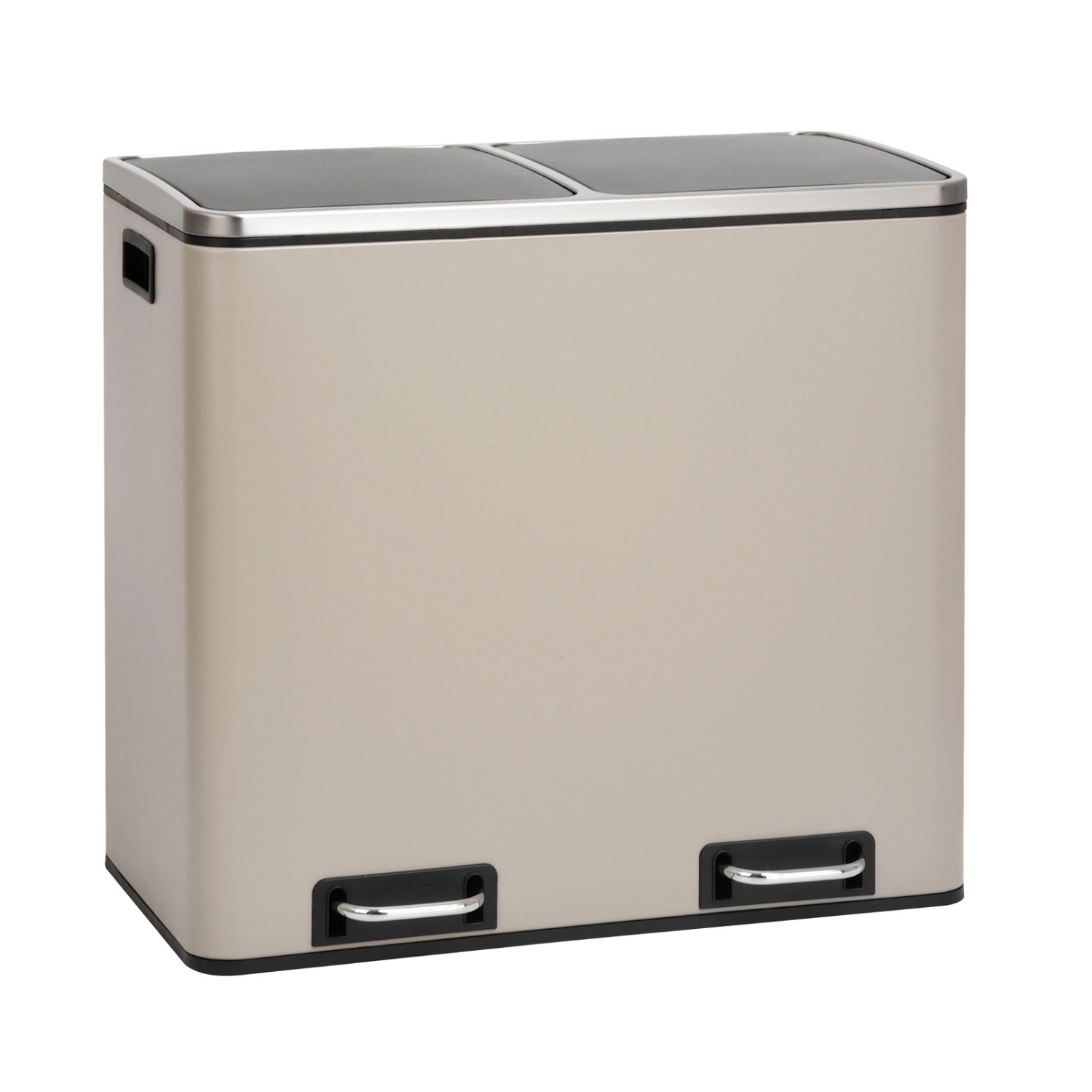 Svita TM2X24 Treteimer 48 Liter Abfalleimer Inneneimer Trennsystem Taupe Svita TM2X24 Treteimer 48 Liter Abfalleimer Inneneimer Trennsystem Taupe von SVITA