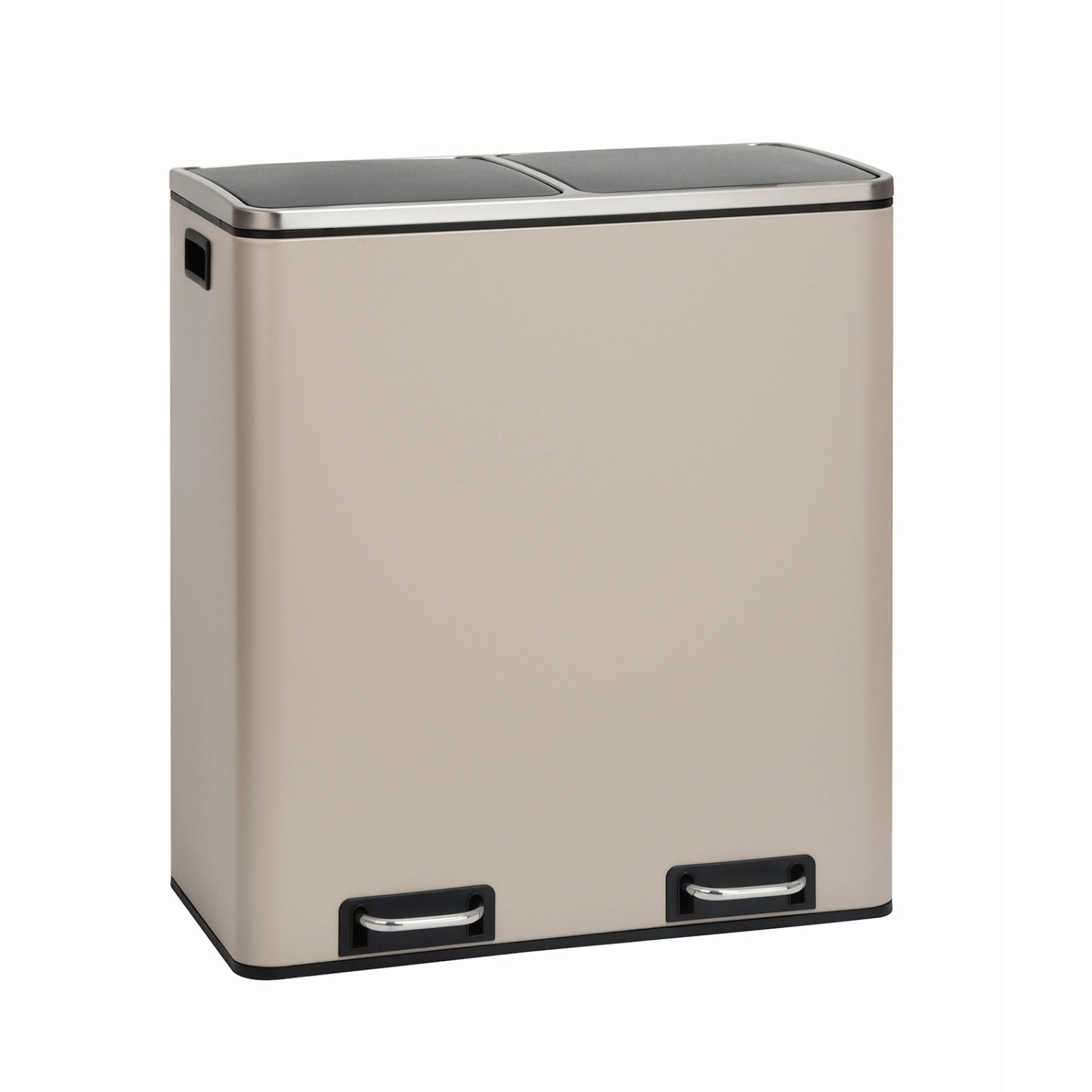 Svita TM2X30 Treteimer 60 Liter Abfalleimer Mülleimer Design Mülltrennung Papierkorb Küchen-Ordnung Trennsystem Taupe Svita TM2X30 Treteimer 60 Liter Abfalleimer Mülleimer Design Mülltrennung Papierkorb Küchen-Ordnung Trennsystem Taupe von SVITA