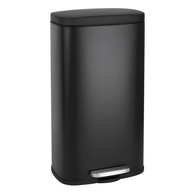 Svita TQ30 Mülleimer 30L Treteimer Abfallbehälter Softclose Deckel Schwarz von SVITA