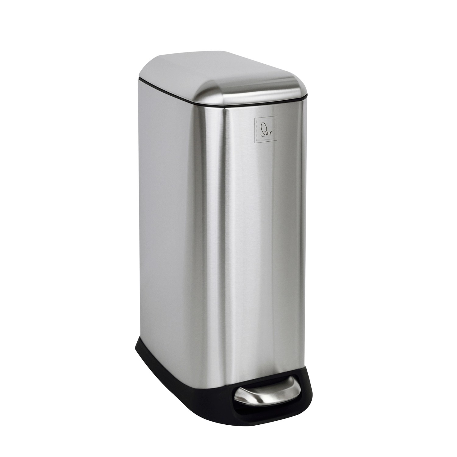 Svita TS20 Mülleimer Treteimer Abfalleimer 20l Mit Inneneimer Pedal Silber Svita TS20 Mülleimer Treteimer Abfalleimer 20l Mit Inneneimer Pedal Silber von SVITA
