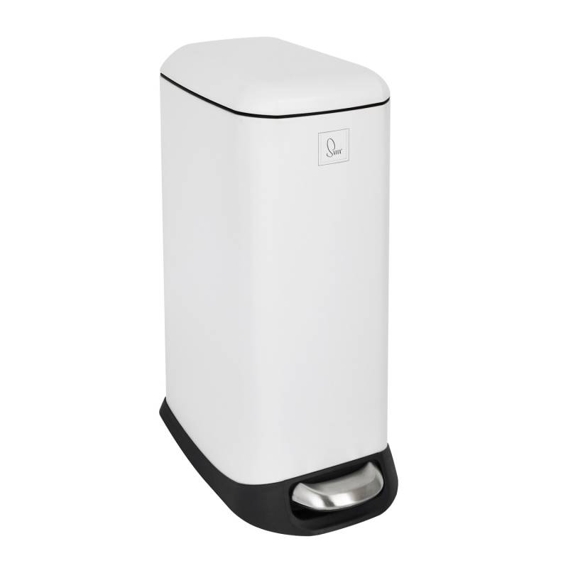 Svita TS20 Mülleimer Treteimer Abfalleimer 20l Mit Inneneimer Pedal Weiß von SVITA