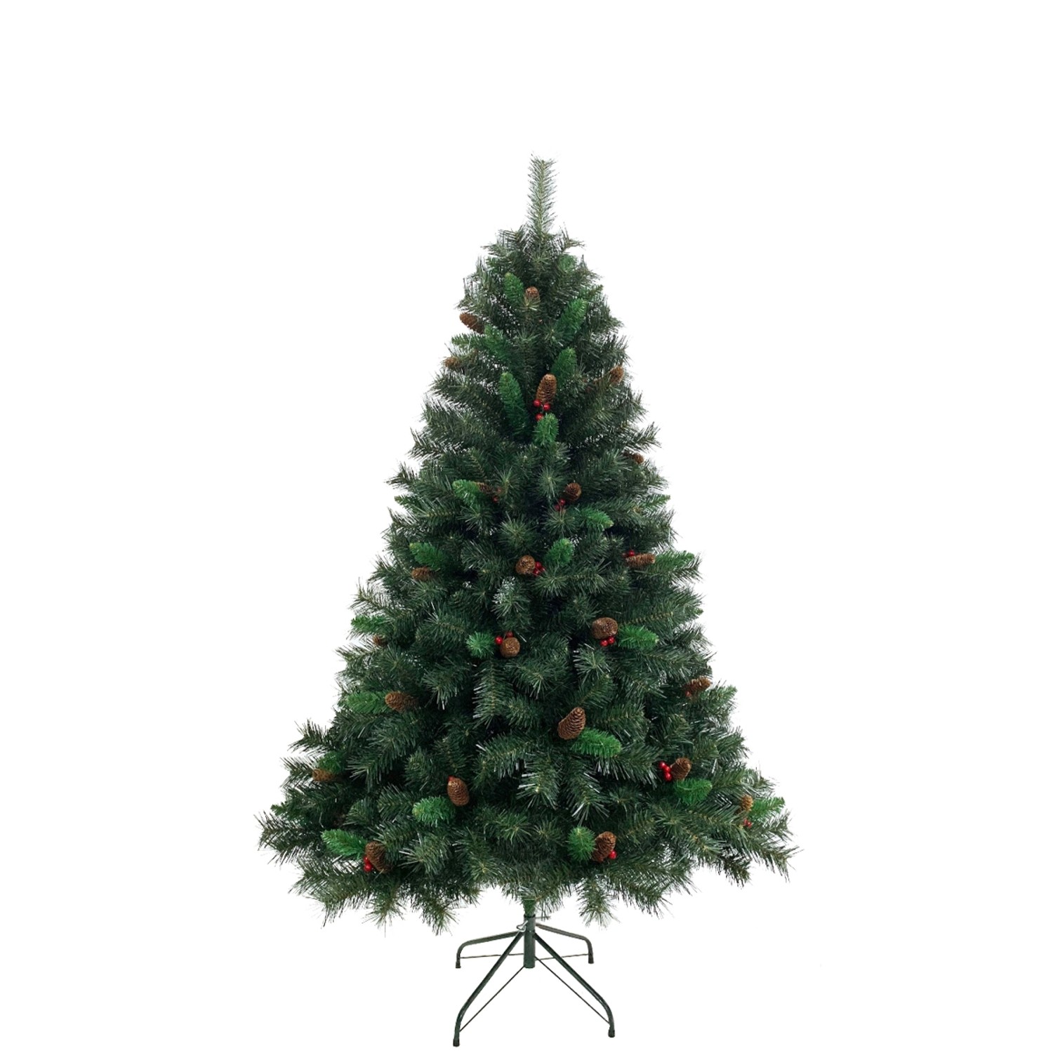 Svita Weihnachtsbaum Künstlich Mit Tannenzapfen Und Beeren 661 Zweig-Spitzen Inkl. Ständer Luvi-Nadeln 180cm Svita Weihnachtsbaum Künstlich Mit Tannenzapfen Und Beeren 661 Zweig-Spitzen Inkl. Ständer Luvi-Nadeln 180cm von SVITA