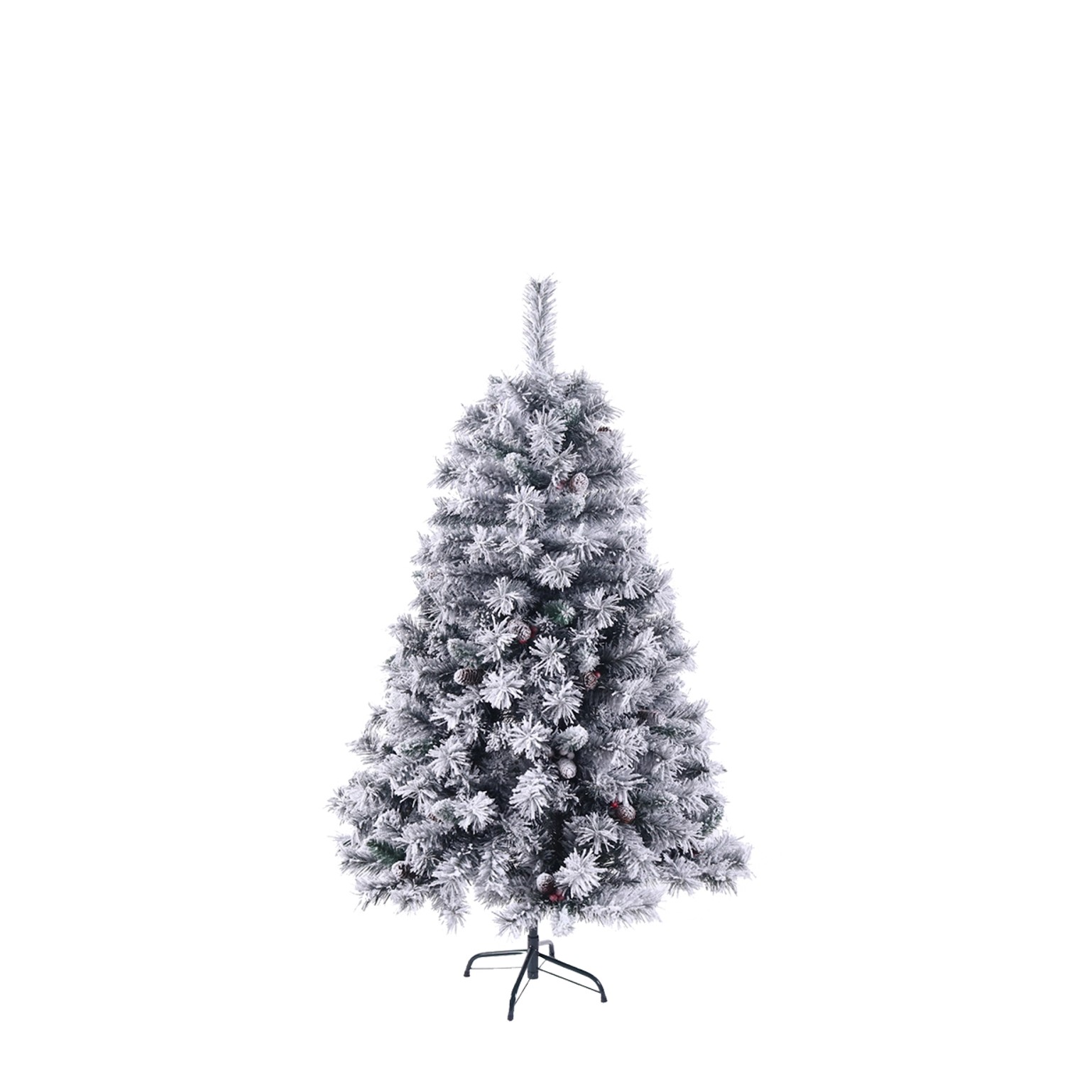 Svita Weihnachtsbaum Künstlich Schnee Mit Tannenzapfen Und Beeren 371 Zweig-Spitzen Inkl. Ständer Luvi-Nadeln 150cm Svita Weihnachtsbaum Künstlich Schnee Mit Tannenzapfen Und Beeren 371 Zweig-Spitzen Inkl. Ständer Luvi-Nadeln 150cm von SVITA