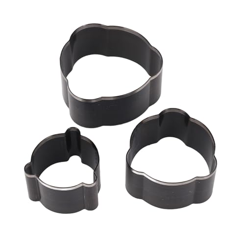 3pcs Leder Schnittstempel, manuelles Stanzlegungs -Stahl -Handwerkswerkzeug 47 40 33 mm Seitenlänge von SVKMuuiYG