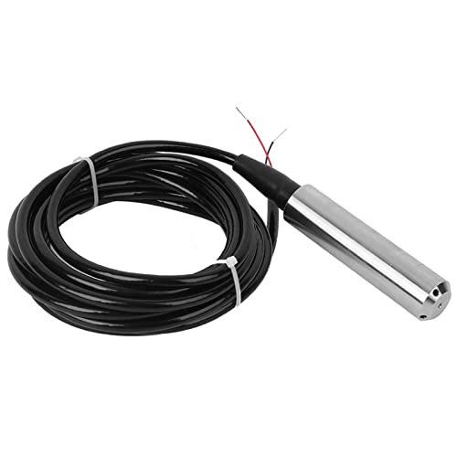 SVKMUUIYG Flüssigkeitsspiegel-Sensor, TL-136 Flüssigkeitsspiegel-Transmitter-Sensordetektor 24VDC 4-20 mA Signalausgang (0-2m) (Bereich 0-3 Meter) von SVKMuuiYG