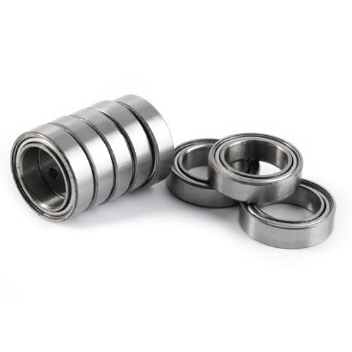 SVKMuuiYG 10pcs 6700ZZ Deep Ball Bearings,Double Metal Shielded Chrome Steel Bearing for Engineering Machinery 10x15x4mm von SVKMuuiYG
